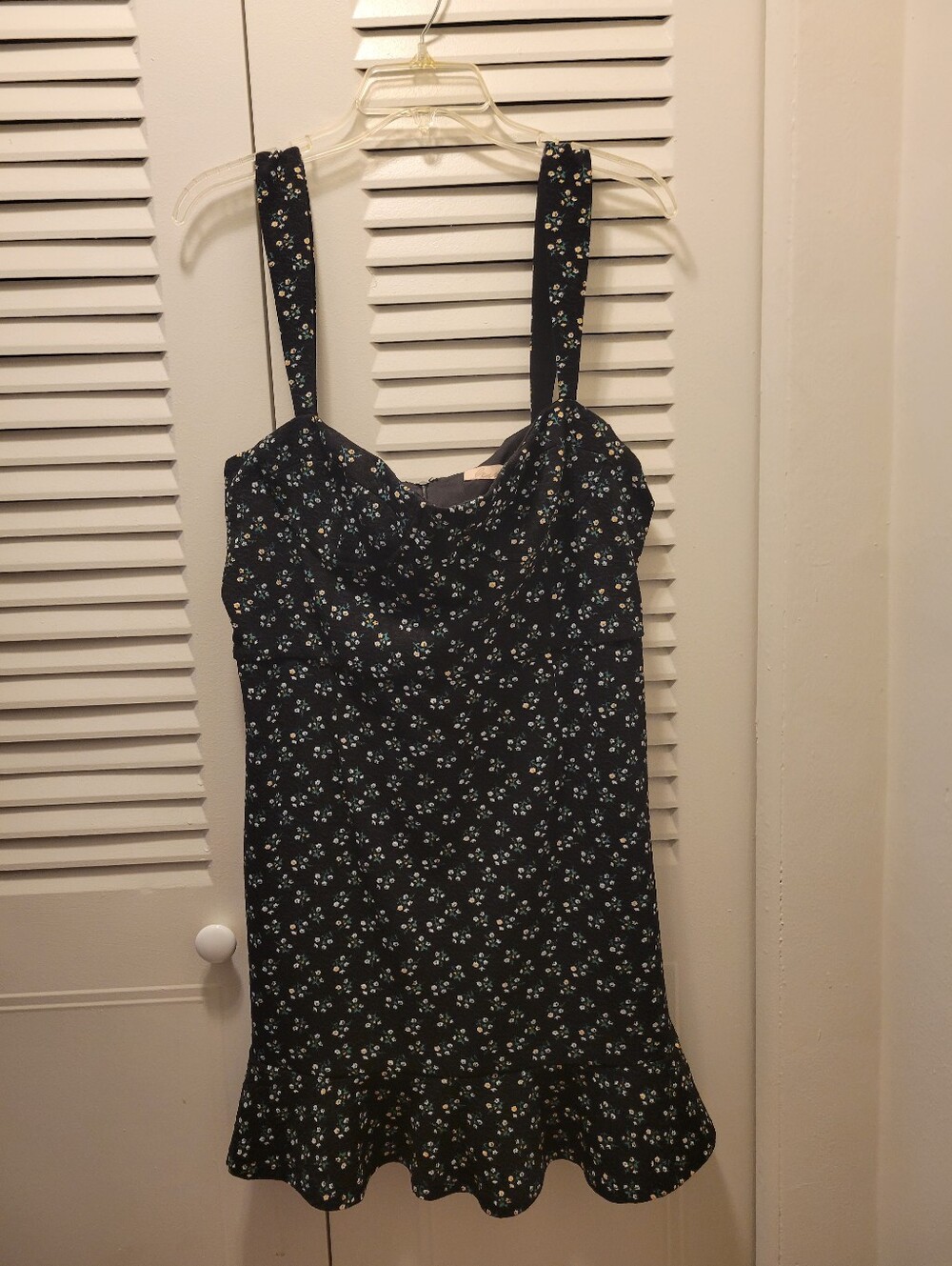 Anthropologie Hutch Ditsy Floral Corset Mini Dress